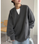 【ユニセックス】ワンポイント刺繍ピグメントスキッパースウェット