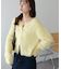 ロングフェザーヤーンクルーカーディガン《WEB限定カラーあり》