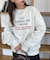 【ユニセックス】LesAuthieux刺繍ロゴスウェット