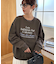 【ユニセックス】LesAuthieux刺繍ロゴスウェット