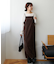 杢ベロアキャミワンピース