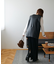 フェイクレザーVネックベスト