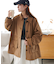 フェイクスエードカーコート