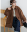 フェイクスエードカーコート