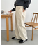 【ユニセックス】ヘヴィツイルバレルレッグパンツ