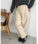 【ユニセックス】ヘヴィツイルバレルレッグパンツ