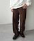 【ユニセックス】ヘヴィツイルバレルレッグパンツ
