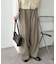 【ユニセックス】カルゼタックワイドパンツ