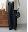 【AW先行予約/ユニセックス】コーデュロイタックワイドパンツ