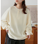 【ユニセックス】ワッフルヘンリーネックロンT