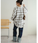 【ユニセックス】モールチェックオーバーシャツ