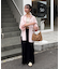 タック使い2WAYアシメショルダーバッグ