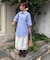 タック使い2WAYアシメショルダーバッグ
