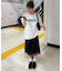 タック使い2WAYアシメショルダーバッグ
