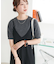 モチモチ半袖プルオーバー《WEB限定カラーあり》