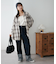 【ユニセックス】オンブレチェックオーバーシャツ