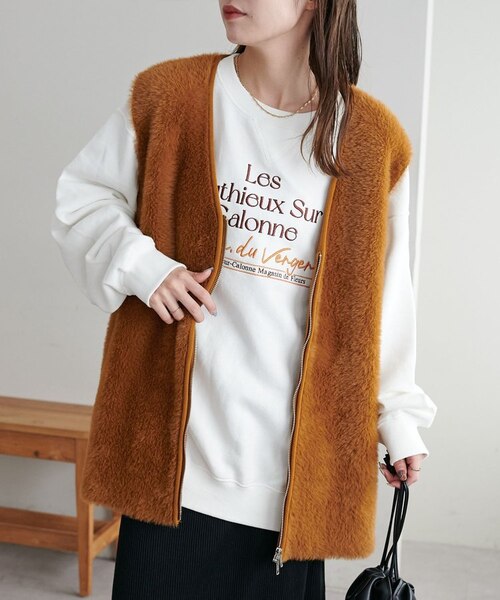 本日限定価格！✩新品未使用✩ミンク✩フード付き✩ファーベスト✩柔らかです 完売品♡新品未使用タグ付cen.made in Japan/プードルファー