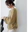 モヘアタッチギャザープルオーバー