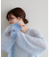 モヘアタッチギャザープルオーバー