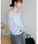 モヘアタッチギャザープルオーバー