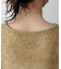 モヘアタッチギャザープルオーバー