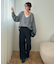 【ユニセックス】ブークレVネックニット