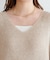 【ユニセックス】ブークレVネックニット