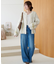 花柄シャギーカーディガン
