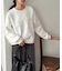 ダンボール刺繍ロゴプルオーバー