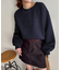ダンボール刺繍ロゴプルオーバー