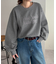 ダンボール刺繍ロゴプルオーバー