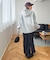 【ユニセックス】Wジップニットフーディ