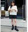 手編み風スラブニットプルオーバー
