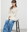 【umm.】スカシ編みニットミニワンピース