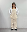 【umm.】ベロア刺繍セミフレアパンツ