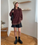 【ユニセックス】ベロアボーダーポロ