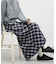 【umm.】チェックロングスカート