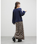 【umm.】チェックロングスカート