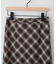 【umm.】チェックロングスカート