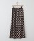 【umm.】チェックロングスカート