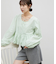 【umm.】ドット前リボンバルーンブラウス