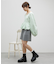 【umm.】ドット前リボンバルーンブラウス