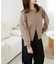 【AW先行予約】ウールカシミアクルーネックカーディガン