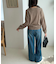 【AW先行予約】ウールカシミアクルーネックカーディガン