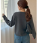 【AW先行予約】ウールカシミアクルーネックカーディガン