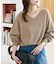 【AW先行予約】ウールカシミア前後2WAYプルオーバー