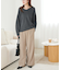 【AW先行予約】ウールカシミア前後2WAYプルオーバー