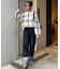 チェック柄プルオーバー《WEB限定カラーあり》