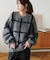 【着映え/手洗い可能】チェック柄プルオーバー《WEB限定カラーあり》