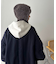 ブークレ紐付きビーニー